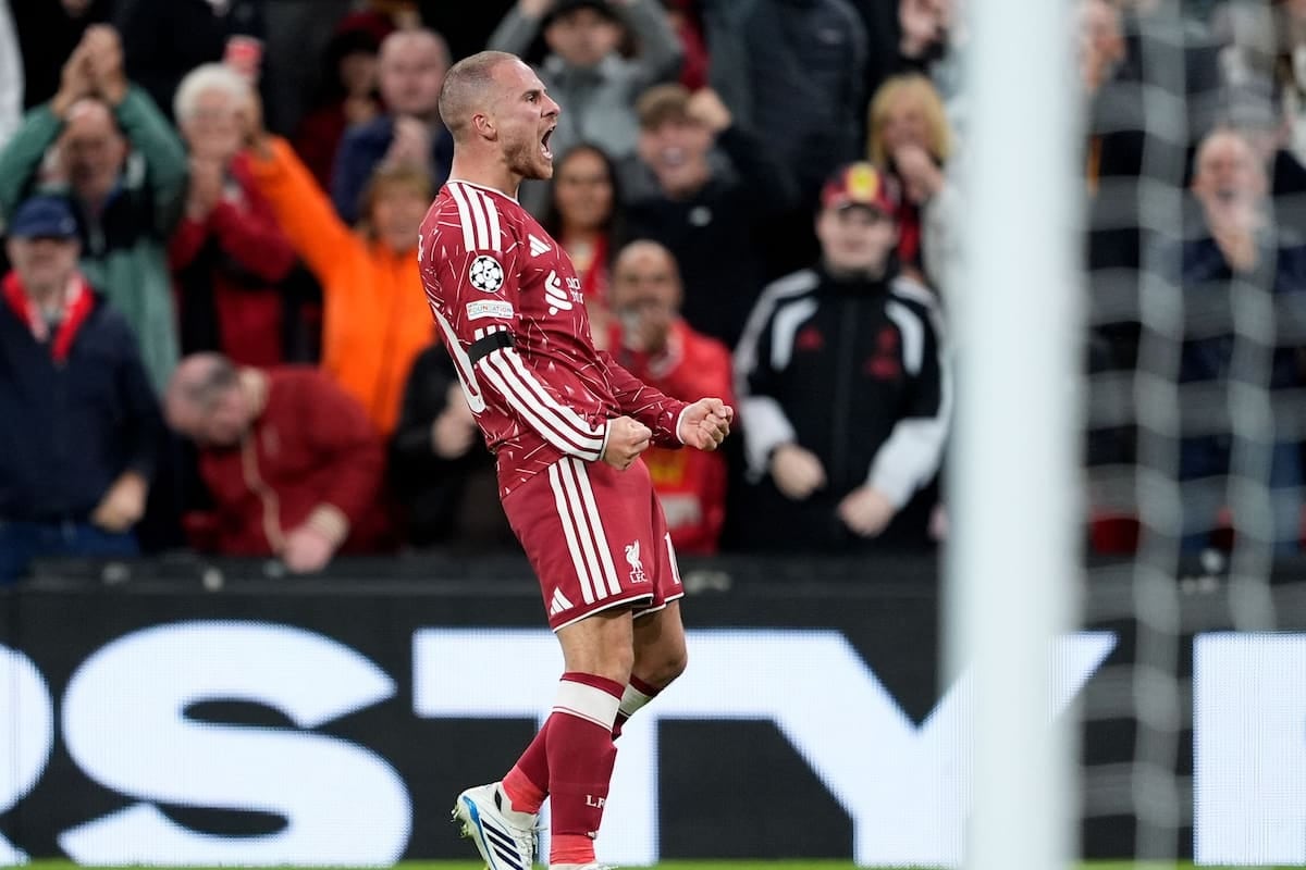 Mac Allister rompe la red y el silencio: zurdazo para que Liverpool se ría en la Champions