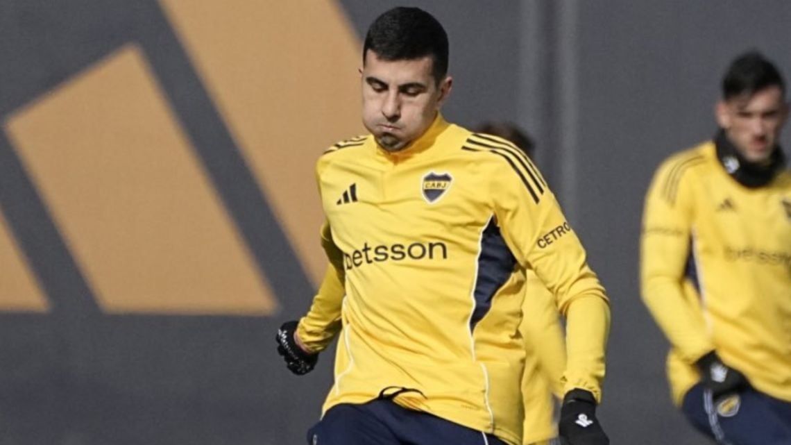 Battaglia dejó el freezer y empezó a entrenarse con el plantel de Boca