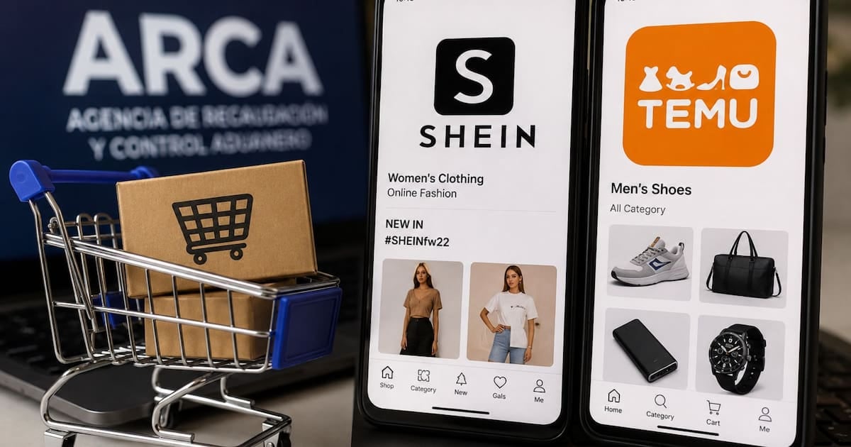 Compras en Shein y Temu: el tope de cinco envíos anuales se comparte entre plataformas y no se renueva al cambiar de tienda