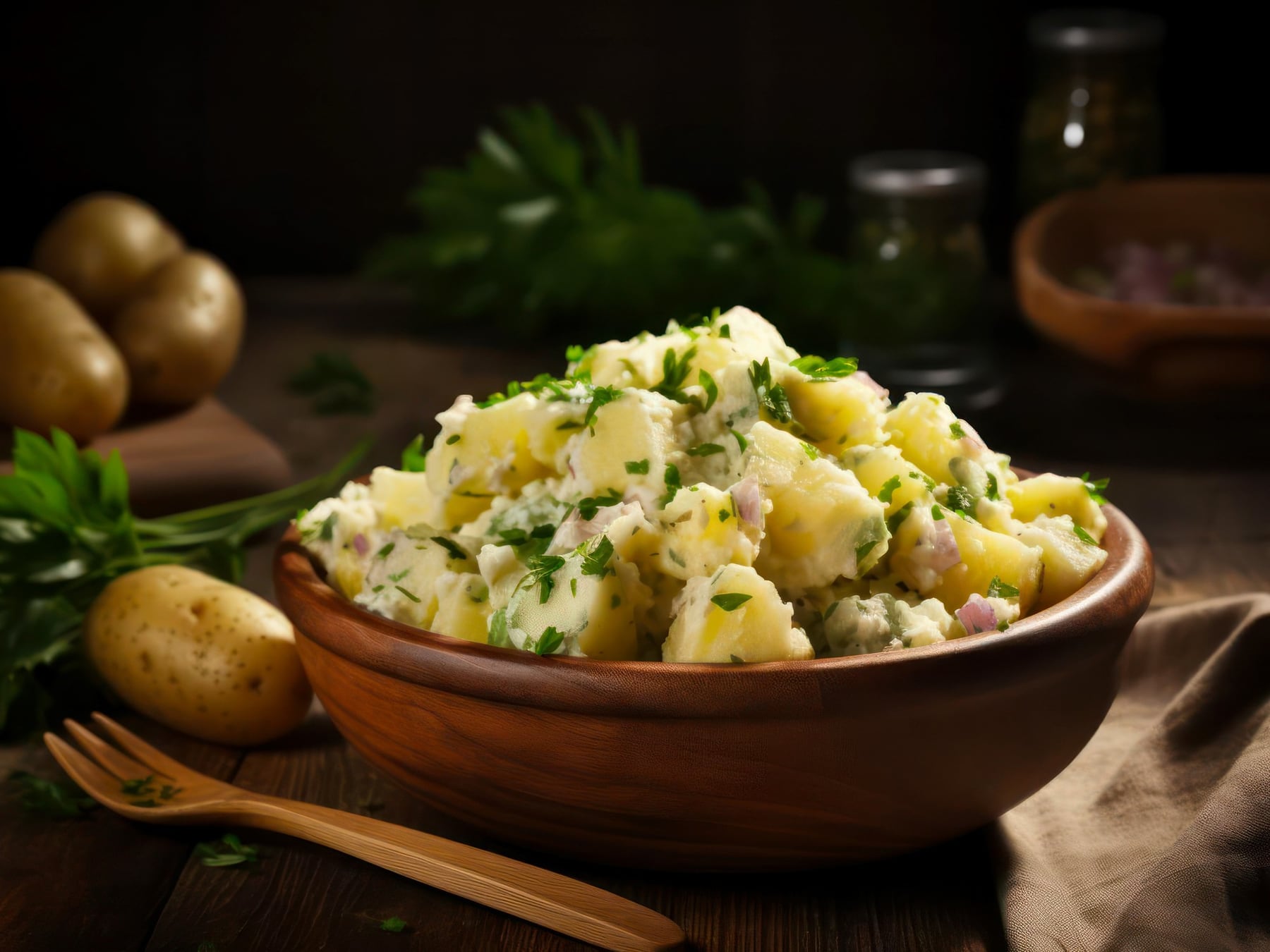 Ensalada de papa que no se pasa de cocida ni se desarma: los trucos para que quede cremosa de verdad