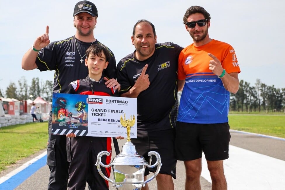 Un pibe de 13 años se subió al ring del mundo: Benjamín Rein va a Portugal con la celeste y blanca pintada en el kart