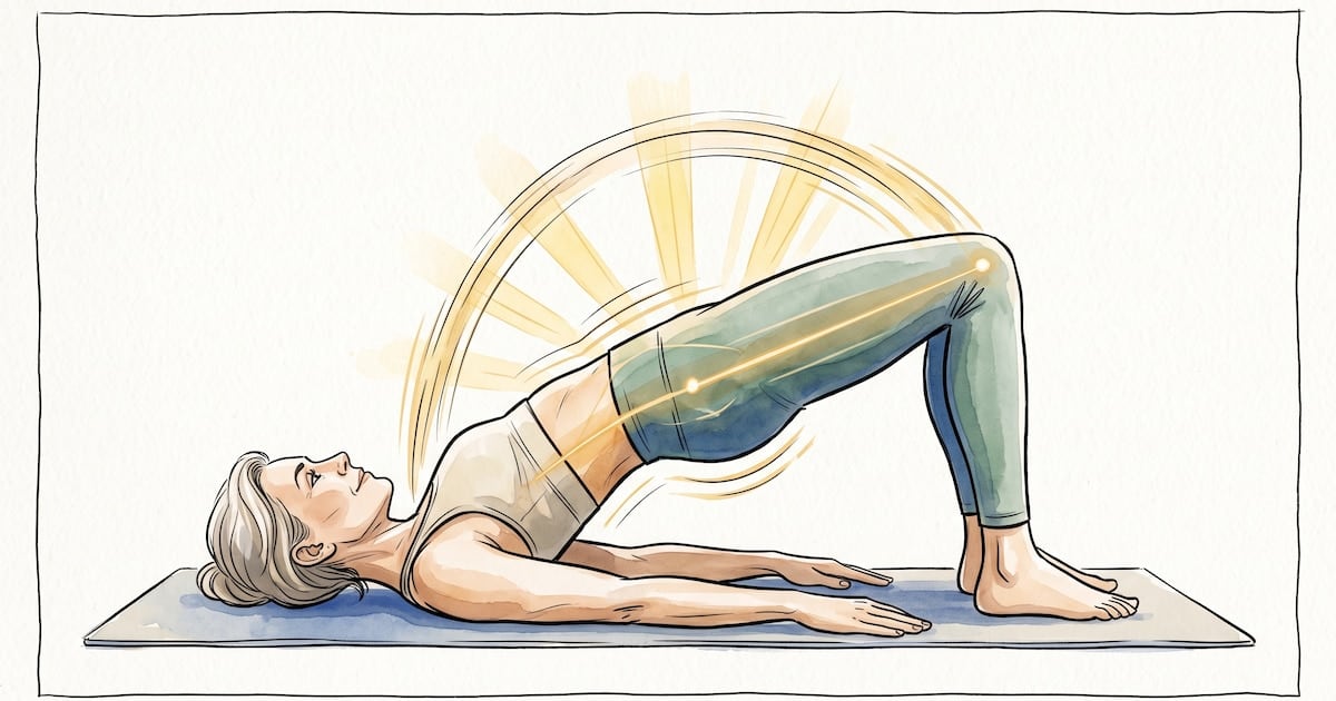 Plancha con rodillas apoyadas y puente: dos movimientos para volver a confiar en el abdomen después de los 50