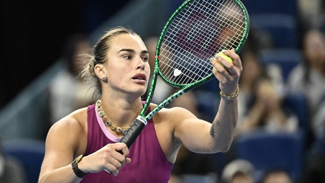 Sabalenka pasó el primer examen en Pekín y ahora va por la checa Bartunkova