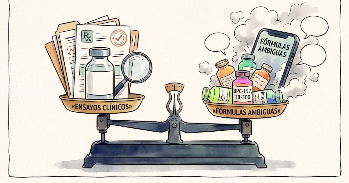 Péptidos bajo la lupa: por qué no todos muestran el mismo respaldo científico