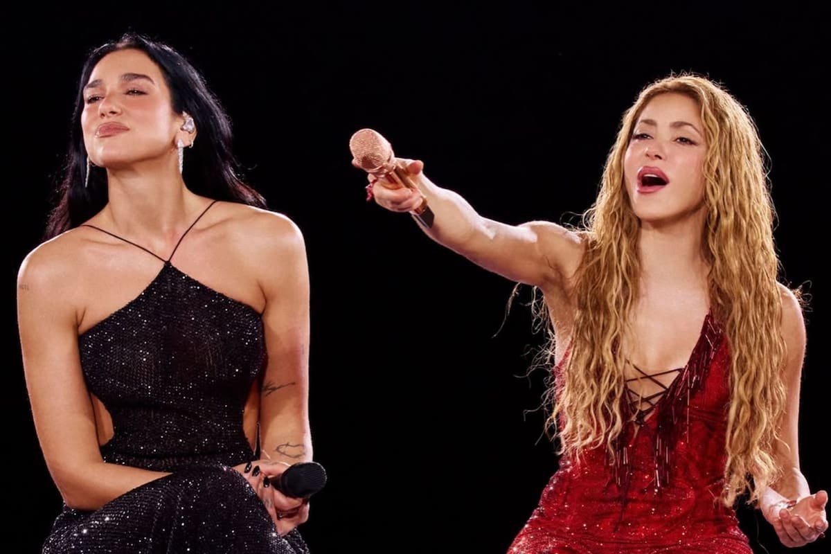 Madrid fue testigo del primer cruce en vivo de Shakira y Dua Lipa, con Antología como himno compartido