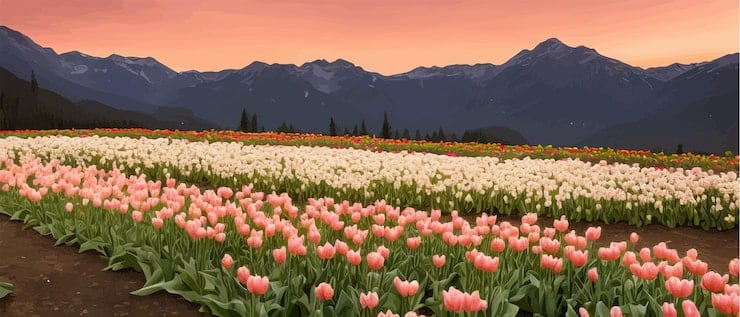 Trevelin se tiñe de tulipanes: arranca la temporada 2026 en el campo chubutense que ya es clásico del turismo patagónico