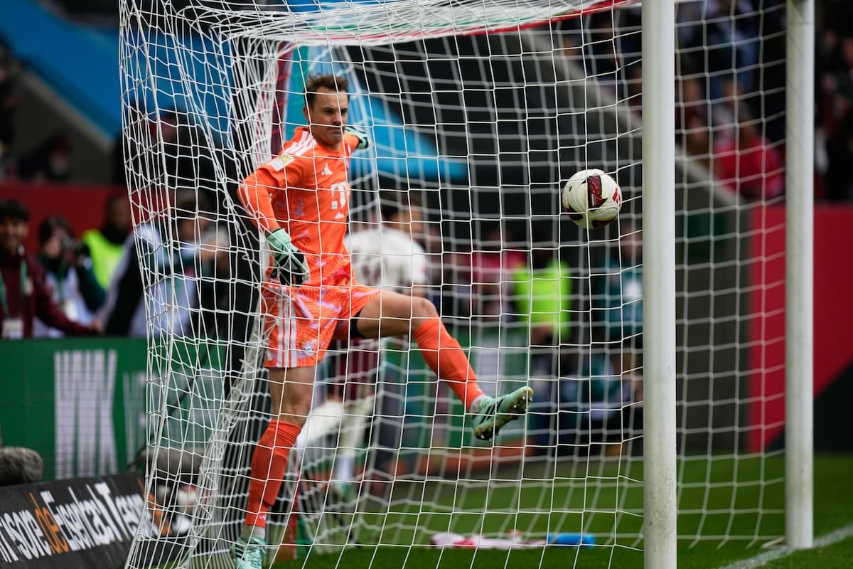 Neuer la noche y Bayern al pozo: el arquero se comió dos goles y el equipo se fue con las manos vacías de Augsburgo