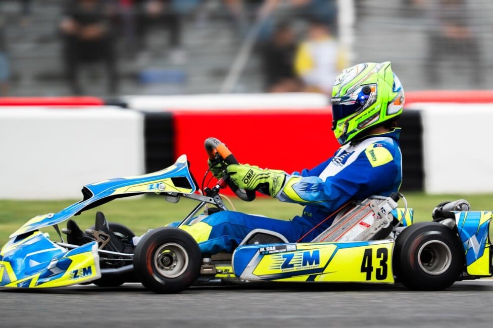El Rayito llegó, se acomodó y se fue con la frente alta: Saa cerró 31° en la final del Mundial de Karting en Viterbo