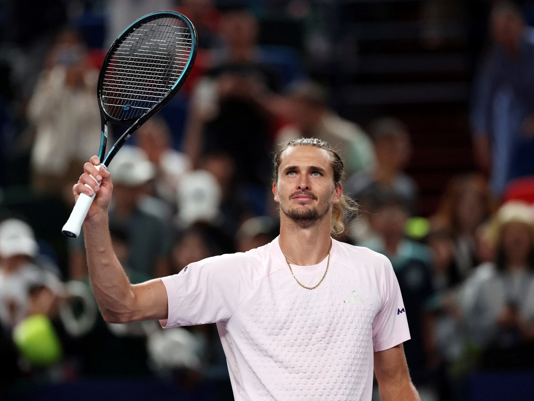Seamos sinceros: Zverev se ganó el uno a fuerza de palazos