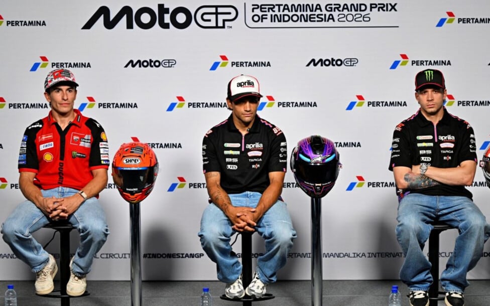 La trampa del 1-2-3-4: Aprilia sueña con el título de MotoGP pero se debate entre Martín y Bezzecchi