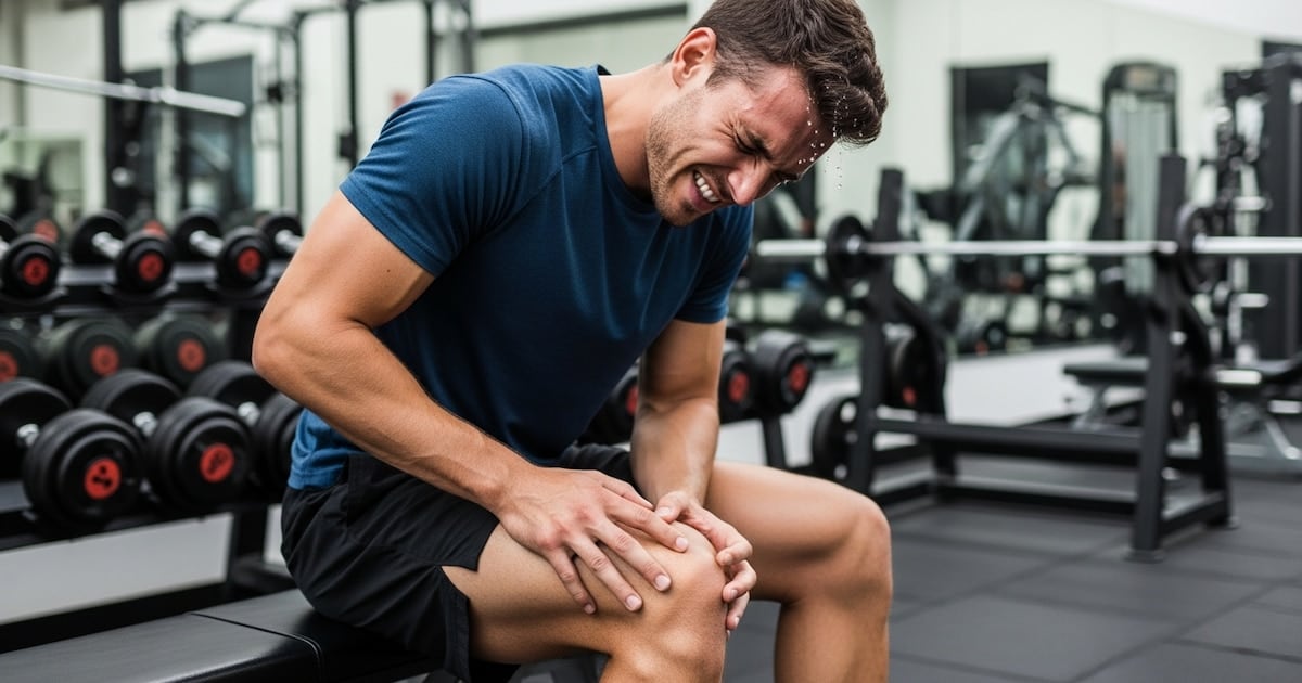 Rodillas en el gimnasio: la técnica correcta importa más que la fuerza que se levanta