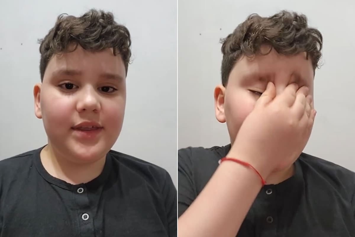 Un nene de nueve años le pidió al público que lo deje en paz después de su debut en MasterChef Junior